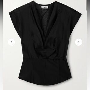 STAUD Black Blouse